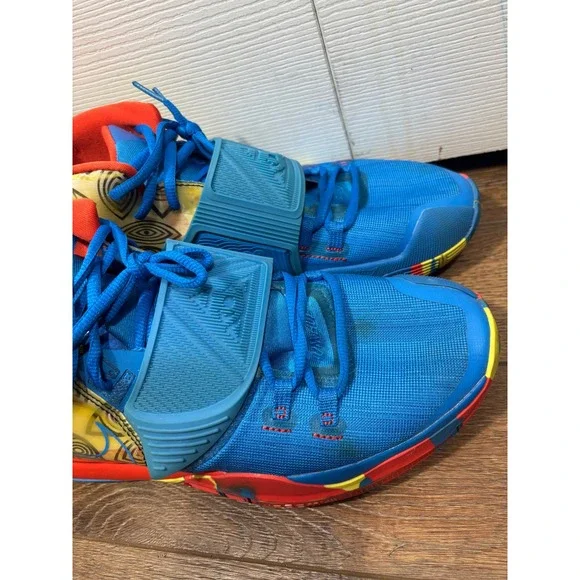 Nike‎ Kyrie 6 TB Green Yellow Blue Orange Basketball Shoes Men US 12